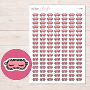 I-11799 planner sticker sheet with enlarged sticker detail