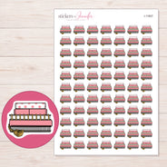 I-11807 planner sticker sheet with enlarged sticker detail