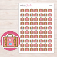 I-11810 planner sticker sheet with enlarged sticker detail