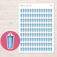 I-11816 planner sticker sheet with enlarged sticker detail
