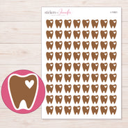 I-11821 planner sticker sheet with enlarged sticker detail