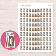 I-11829 planner sticker sheet with enlarged sticker detail