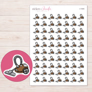 I-11835 planner sticker sheet with enlarged sticker detail