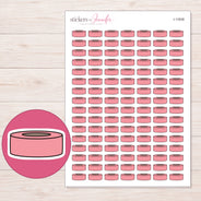 I-11838 planner sticker sheet with enlarged sticker detail