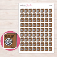 I-11845 planner sticker sheet with enlarged sticker detail
