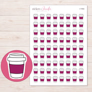 I-11852 planner sticker sheet with enlarged sticker detail