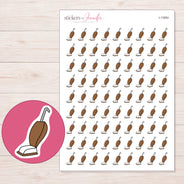 I-11854 planner sticker sheet with enlarged sticker detail