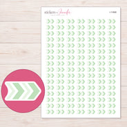 I-11868 planner sticker sheet with enlarged sticker detail