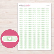 I-11877 planner sticker sheet with enlarged sticker detail