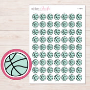 I-11878 planner sticker sheet with enlarged sticker detail