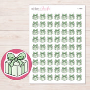 I-11887 planner sticker sheet with enlarged sticker detail