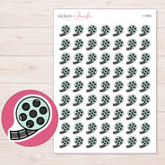 I-11904 planner sticker sheet with enlarged sticker detail