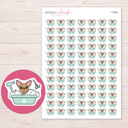 I-11908 planner sticker sheet with enlarged sticker detail