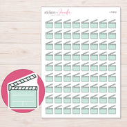 I-11912 planner sticker sheet with enlarged sticker detail
