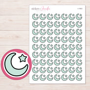 I-11921 planner sticker sheet with enlarged sticker detail
