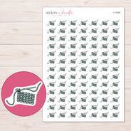 I-11924 planner sticker sheet with enlarged sticker detail