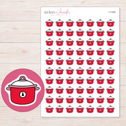 I-11926 planner sticker sheet with enlarged sticker detail