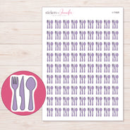 I-11928 planner sticker sheet with enlarged sticker detail