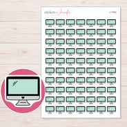 I-11932 planner sticker sheet with enlarged sticker detail