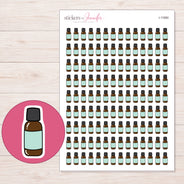 I-11960 planner sticker sheet with enlarged sticker detail