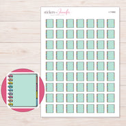 I-11982 planner sticker sheet with enlarged sticker detail