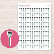 I-11984 planner sticker sheet with enlarged sticker detail