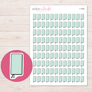 I-11989 planner sticker sheet with enlarged sticker detail