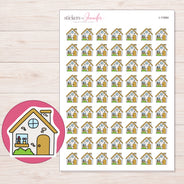 I-11994 planner sticker sheet with enlarged sticker detail