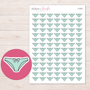 I-12025 planner sticker sheet with enlarged sticker detail