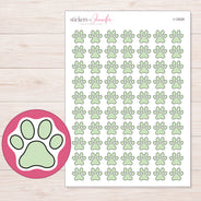 I-12029 planner sticker sheet with enlarged sticker detail