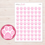 I-12032 planner sticker sheet with enlarged sticker detail