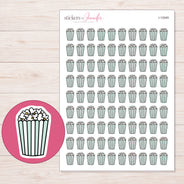 I-12049 planner sticker sheet with enlarged sticker detail
