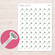 I-12057 planner sticker sheet with enlarged sticker detail