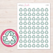 I-12058 planner sticker sheet with enlarged sticker detail