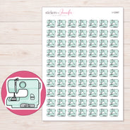 I-12067 planner sticker sheet with enlarged sticker detail