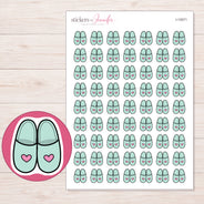 I-12071 planner sticker sheet with enlarged sticker detail