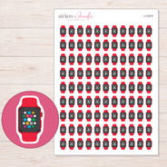 I-12074 planner sticker sheet with enlarged sticker detail