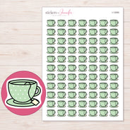 I-12090 planner sticker sheet with enlarged sticker detail