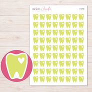 I-12092 planner sticker sheet with enlarged sticker detail