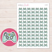 I-12107 planner sticker sheet with enlarged sticker detail