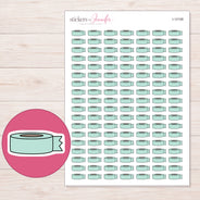 I-12108 planner sticker sheet with enlarged sticker detail