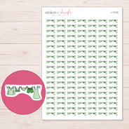 I-12122 planner sticker sheet with enlarged sticker detail