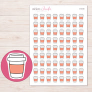 I-12123 planner sticker sheet with enlarged sticker detail