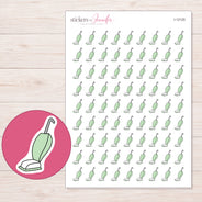 I-12125 planner sticker sheet with enlarged sticker detail