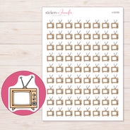 I-12133 planner sticker sheet with enlarged sticker detail