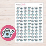 I-12135 planner sticker sheet with enlarged sticker detail