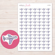 I-12136 planner sticker sheet with enlarged sticker detail