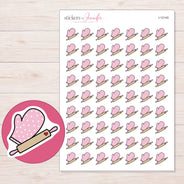 I-12145 planner sticker sheet with enlarged sticker detail