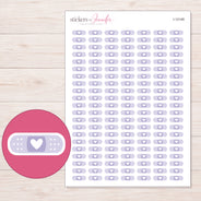 I-12148 planner sticker sheet with enlarged sticker detail