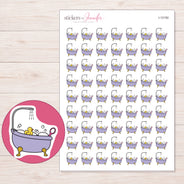 I-12150 planner sticker sheet with enlarged sticker detail